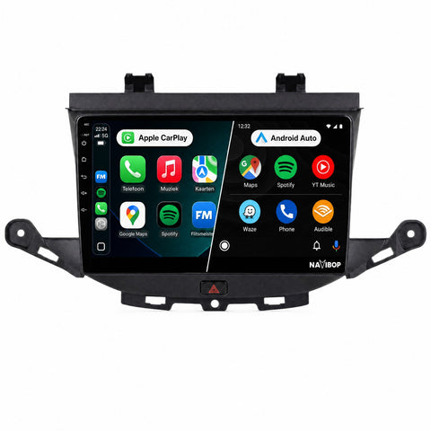 Opel Astra K | Autoradio | CarPlay & Android Auto | Android 15.0 | 2013 t/m 2021
