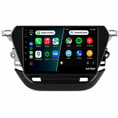 Opel Corsa | Autoradio | CarPlay & Android Auto | Android 15.0 | 2020 t/m 2023