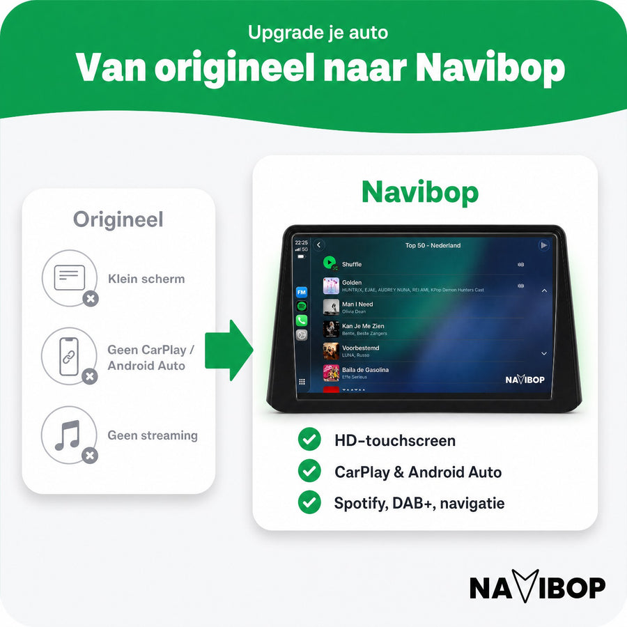 Opel Mokka | Autoradio | CarPlay & Android Auto | Android 15.0 | 2012 t/m 2016