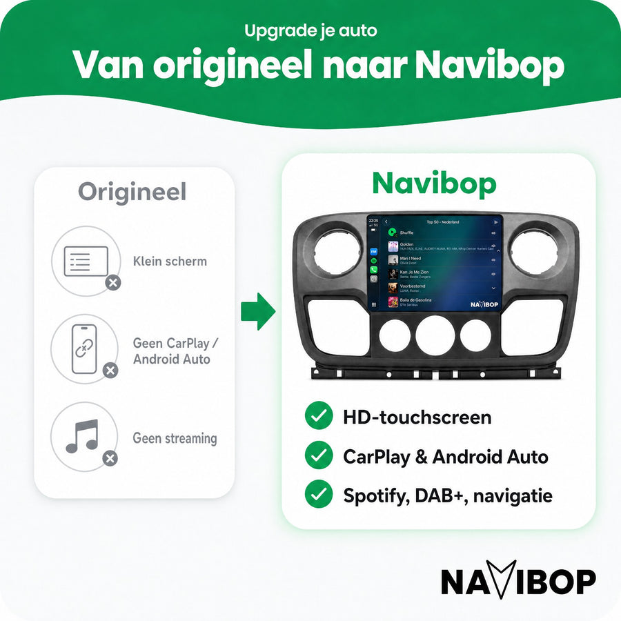 Opel Nissan NV400 | Autoradio | CarPlay & Android Auto | Android 15.0