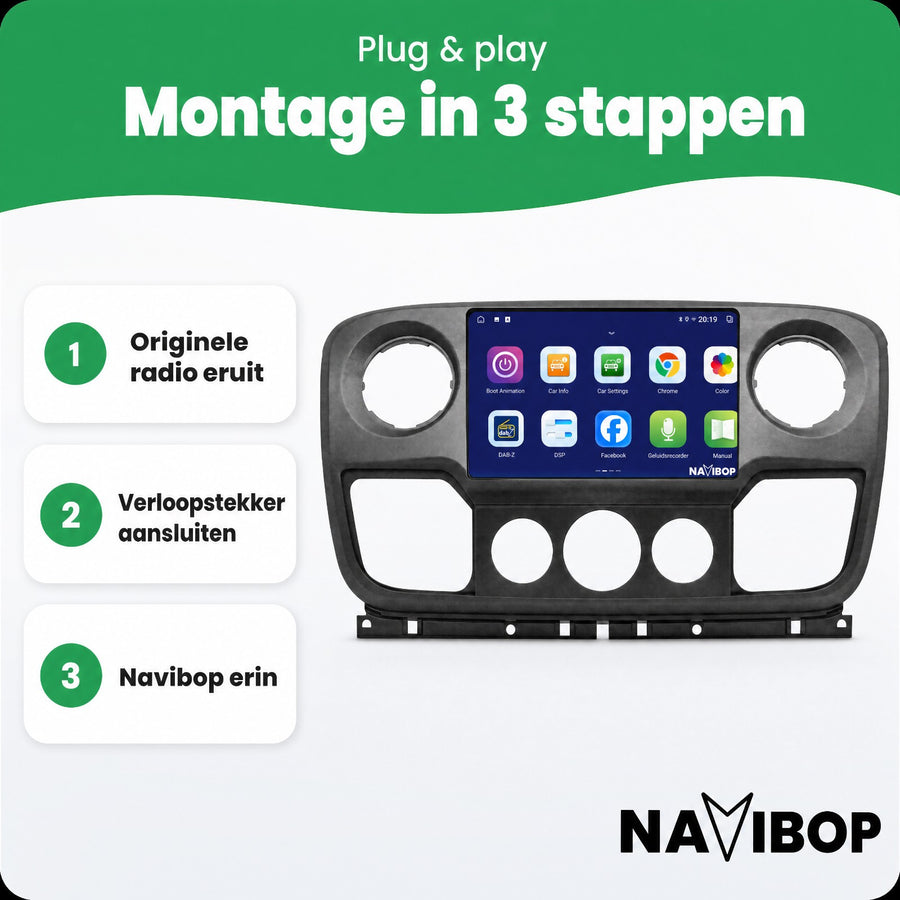 Opel Nissan NV400 | Autoradio | CarPlay & Android Auto | Android 15.0