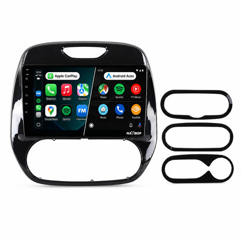Renault Captur | Autoradio | CarPlay & Android Auto | Android 15.0 | 2013 t/m 2019