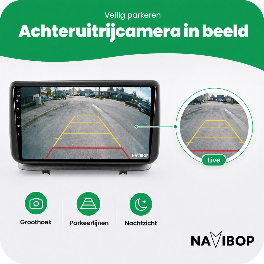 Renault Clio | Autoradio | CarPlay & Android Auto | Android 15.0 | 2005 t/m 2012