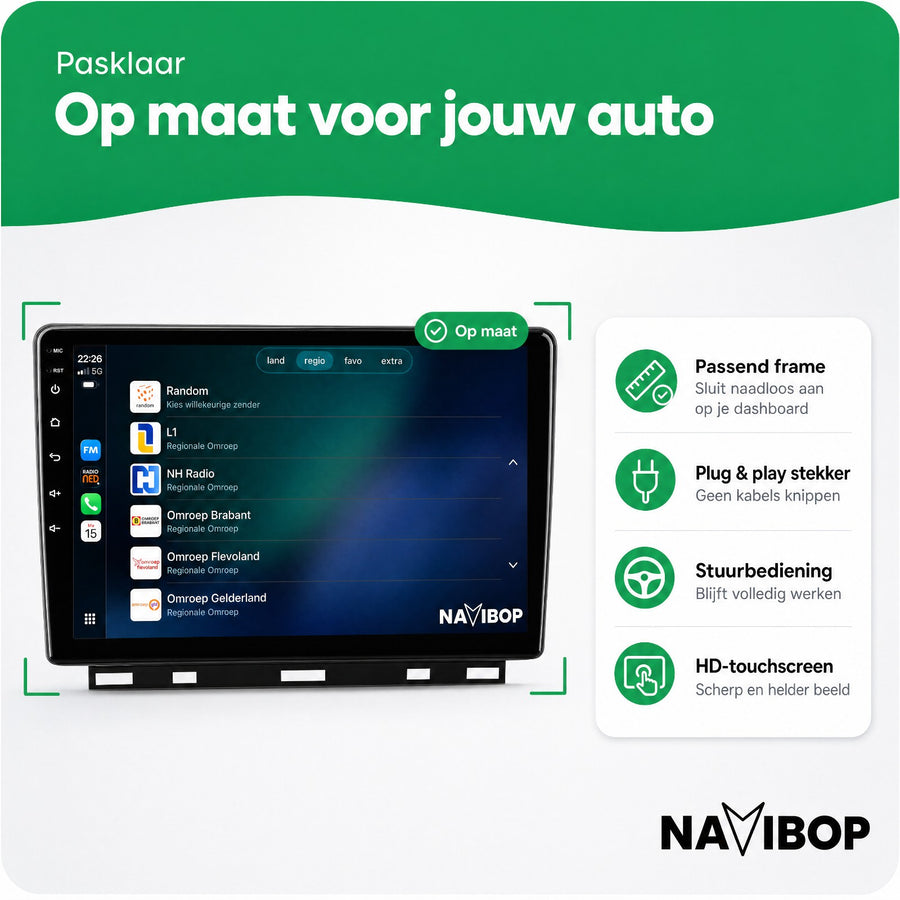 Renault Clio | Autoradio | CarPlay & Android Auto | Android 15.0 | 2019 t/m 2025