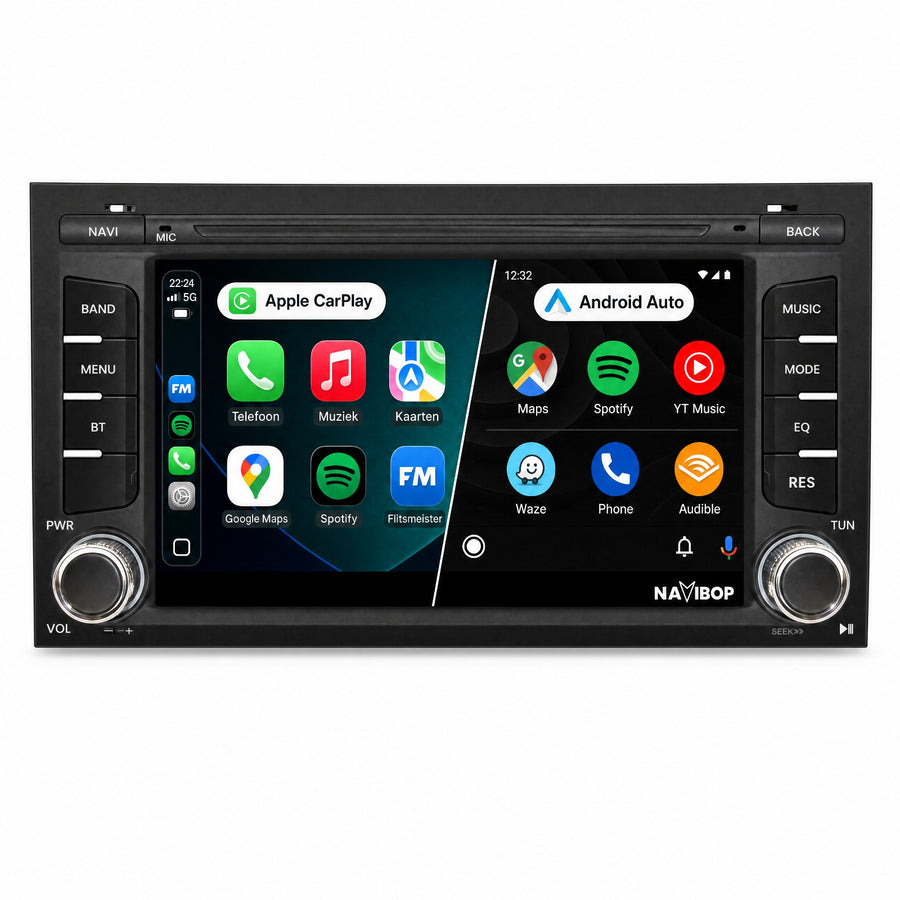 Seat Leon | Autoradio | CarPlay & Android Auto | Android 15.0 | 2012 t/m 2020