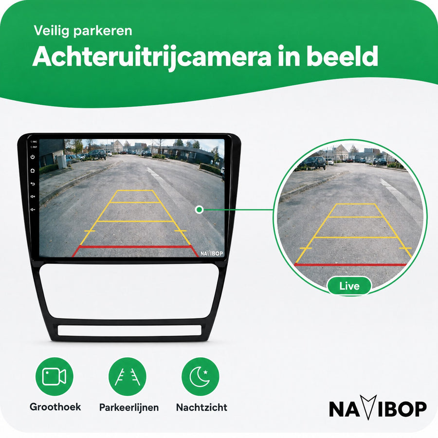 Škoda Octavia | Autoradio | CarPlay & Android Auto | Android 15.0 | 2007 t/m 2013
