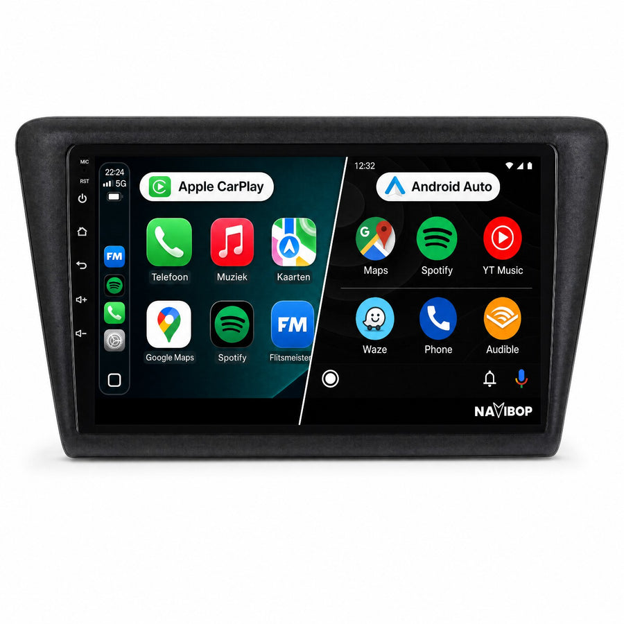 Škoda Rapid | Autoradio | CarPlay & Android Auto | Android 15.0 | 2013 t/m 2019