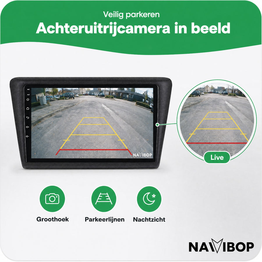 Škoda Rapid | Autoradio | CarPlay & Android Auto | Android 15.0 | 2013 t/m 2019