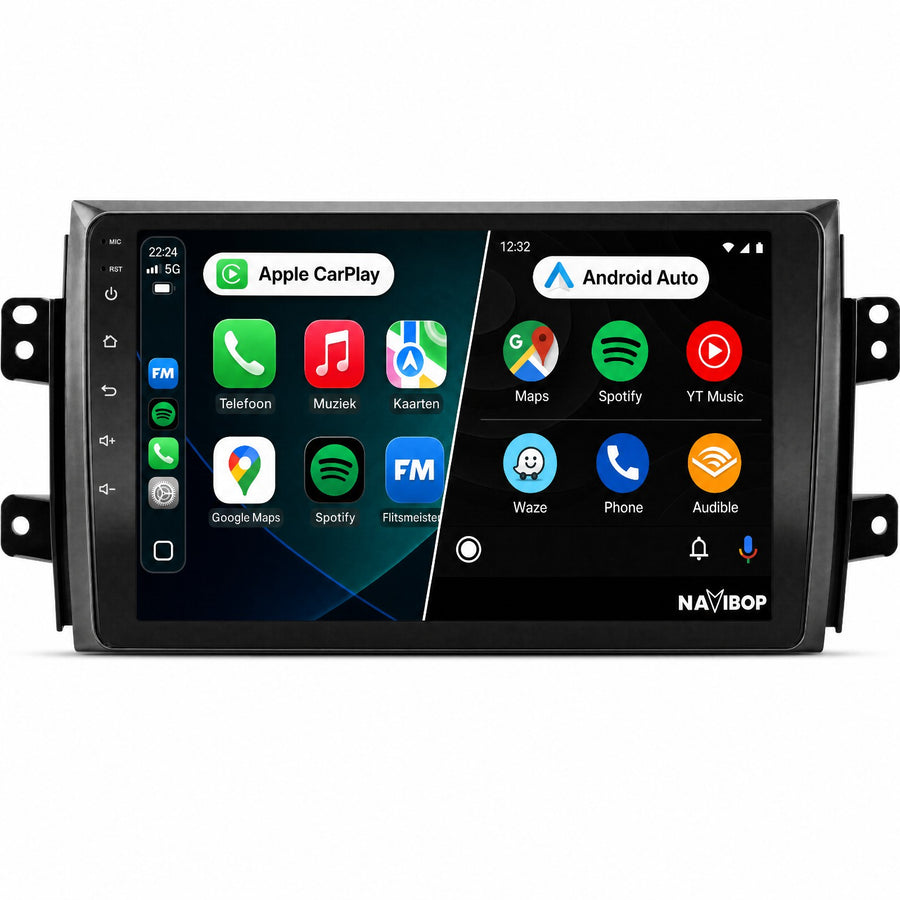 Suzuki SX4 | Autoradio | CarPlay & Android Auto | Android 15.0 | 2006 t/m 2013