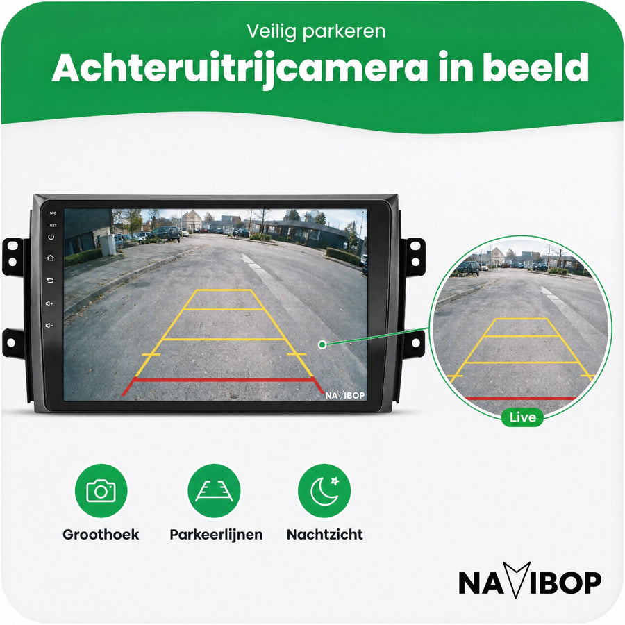 Suzuki SX4 | Autoradio | CarPlay & Android Auto | Android 15.0 | 2006 t/m 2013