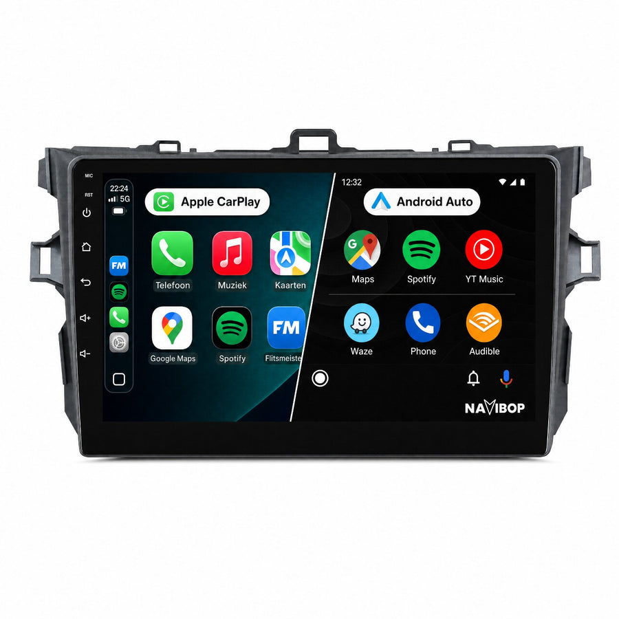 Toyota Corolla | Autoradio | CarPlay & Android Auto | Android 15.0 | 2006 t/m 2013