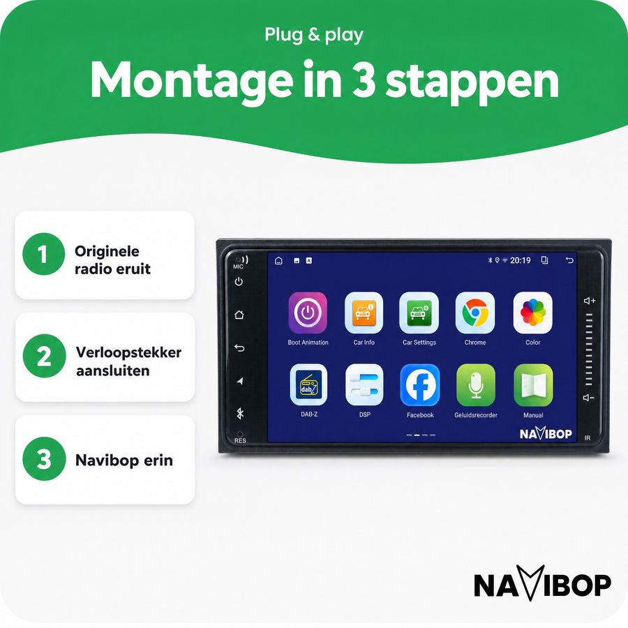 Toyota Corolla RAV4 Toyota Hiace | Autoradio | CarPlay & Android Auto | Android 15.0