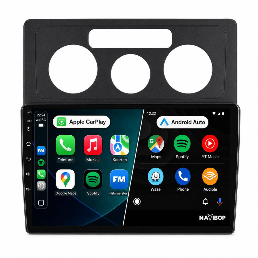Volkswagen Caddy | Autoradio | CarPlay & Android Auto | Android 15.0 | 2003 t/m 2018
