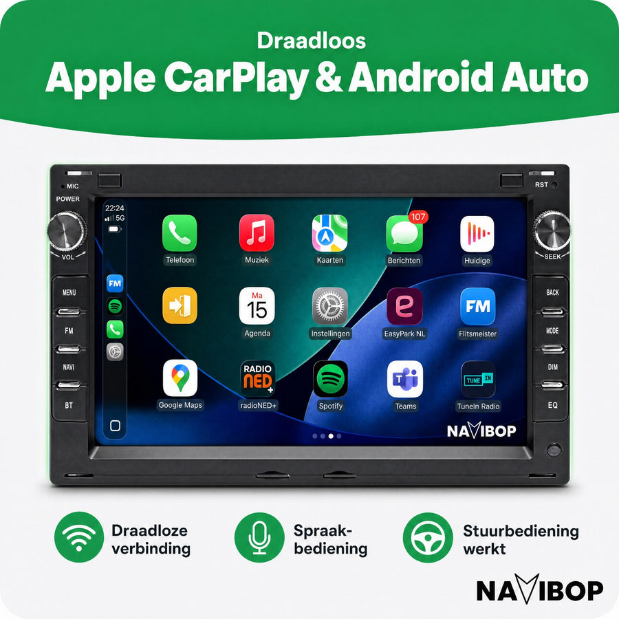 Volkswagen Golf 4 7 Inch | Autoradio | CarPlay & Android Auto | Android 15.0