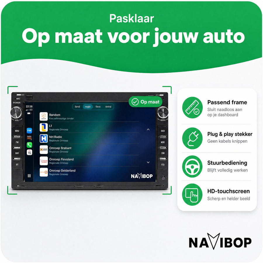 Volkswagen Golf 4 7 Inch | Autoradio | CarPlay & Android Auto | Android 15.0