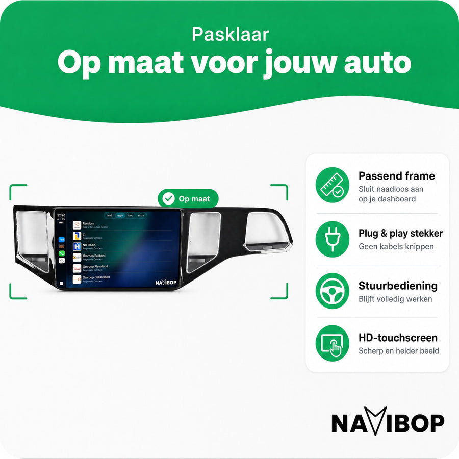 Volkswagen Golf Sportsvan | Autoradio | CarPlay & Android Auto | Android 15.0 | 2015 t/m 2020