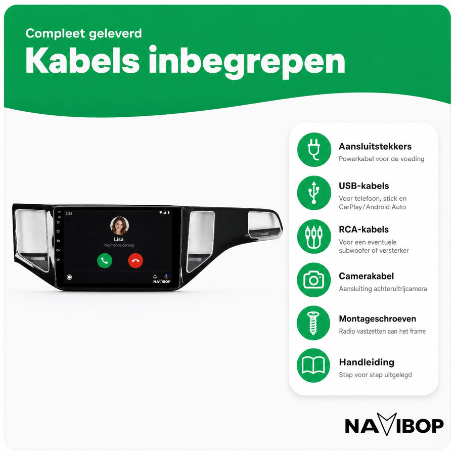 Volkswagen Golf Sportsvan | Autoradio | CarPlay & Android Auto | Android 15.0 | 2015 t/m 2020