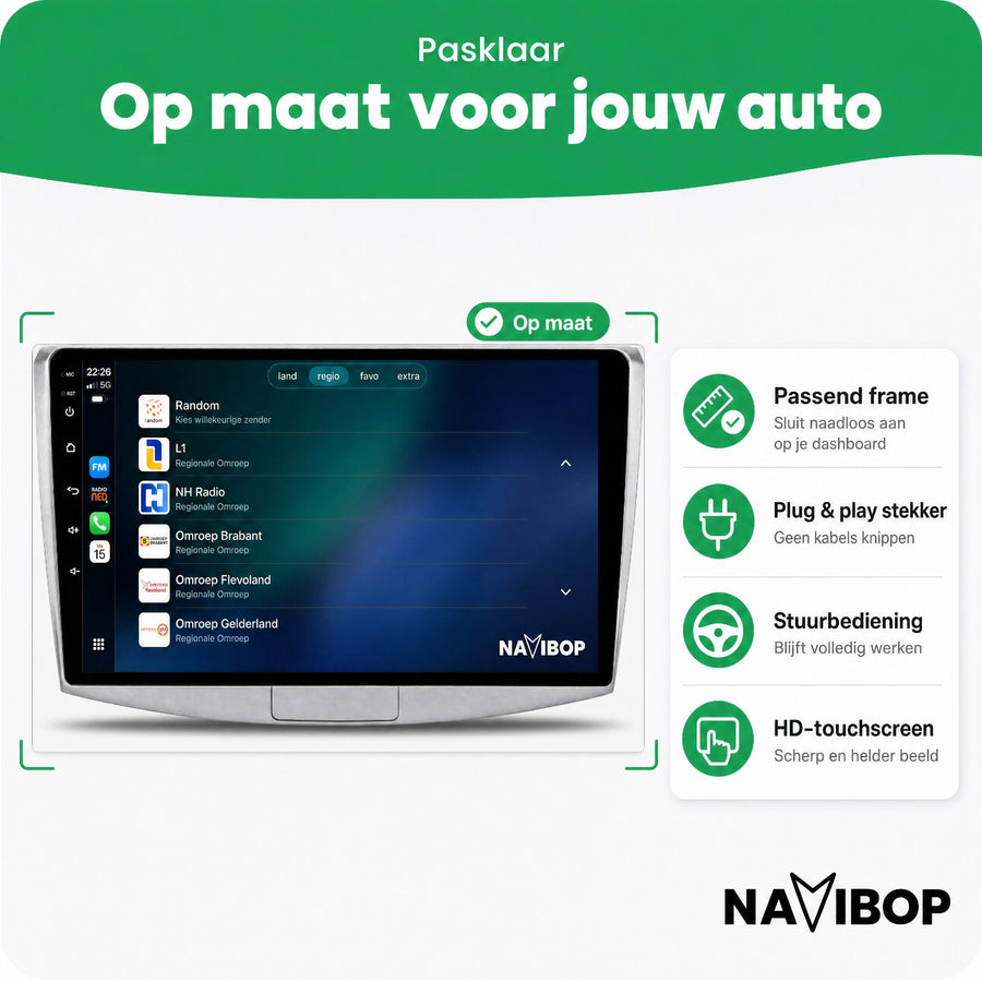 Volkswagen Passat B7 | Autoradio | CarPlay & Android Auto | Android 15.0 | 2010 t/m 2016
