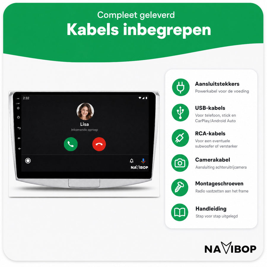 Volkswagen Passat B7 | Autoradio | CarPlay & Android Auto | Android 15.0 | 2010 t/m 2016