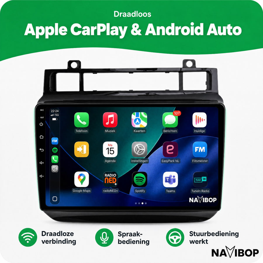 Volkswagen Touareg | Autoradio | CarPlay & Android Auto | Android 15.0 | 2011 t/m 2017