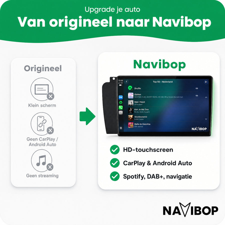 Volvo S60 V70 XC70 | Autoradio | CarPlay & Android Auto | Android 15.0 | 2004 t/m 2009