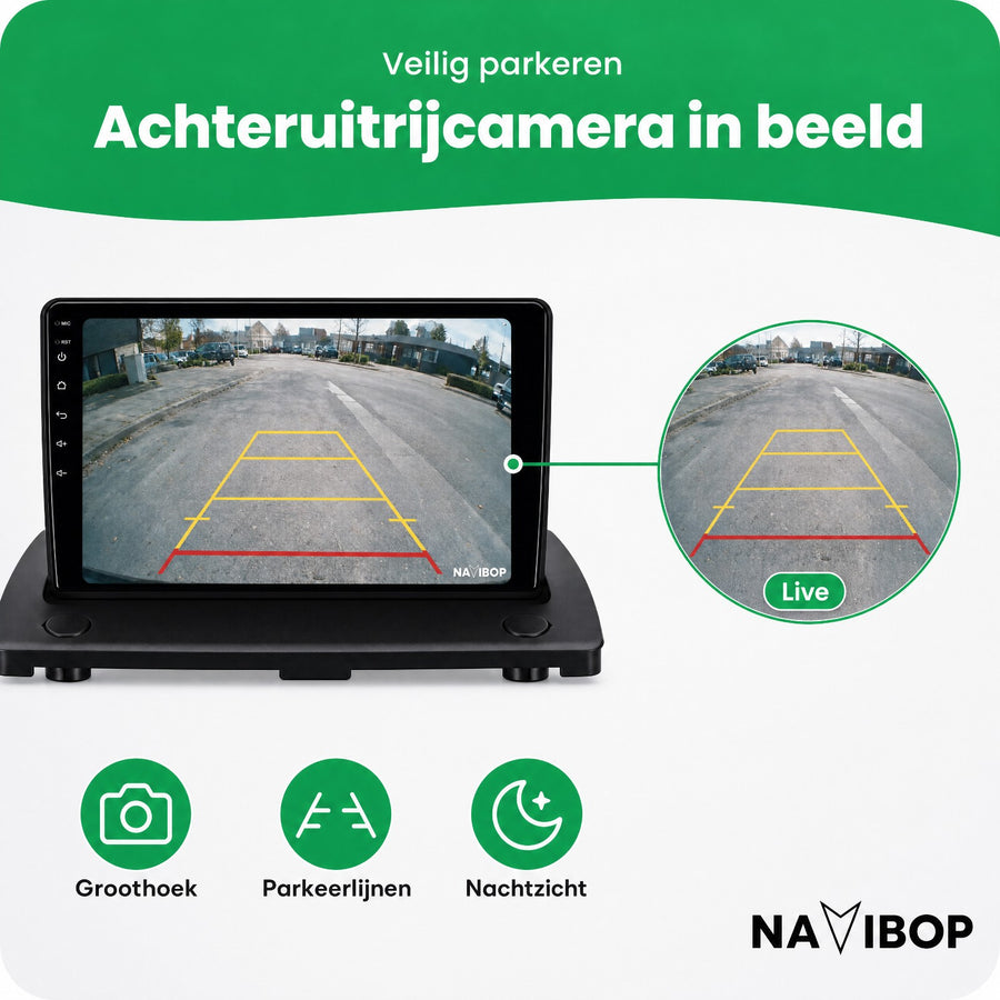 Volvo V50 C30 S40 C70 | Autoradio | CarPlay & Android Auto | Android 15.0 | 2004 t/m 2012