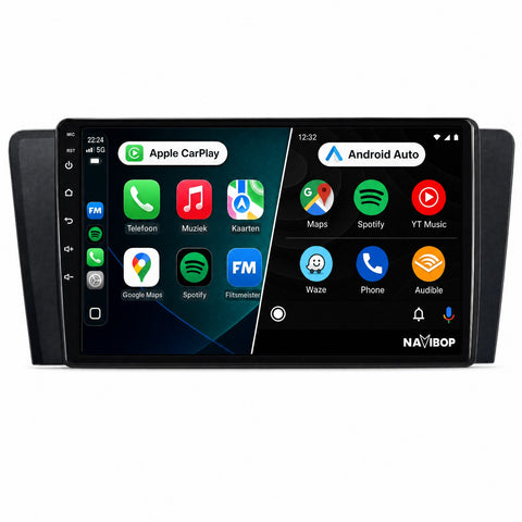 Volvo V70 XC70 S60 | Autoradio | CarPlay & Android Auto | Android 15.0 | 2000 t/m 2009