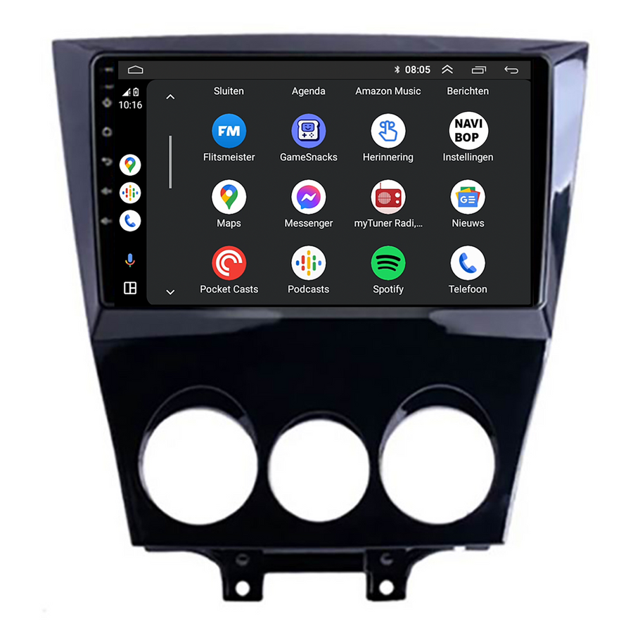 Mazda RX-8 | Autoradio | CarPlay & Android Auto | Android 15.0 | 2009 t/m 2011