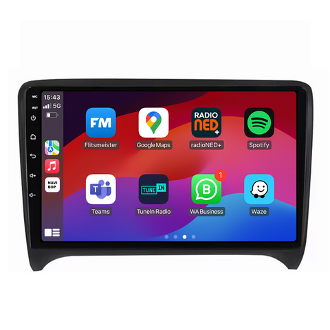 Audi TT | Autoradio | CarPlay & Android Auto | Android 15.0 | 2007 t/m 2015