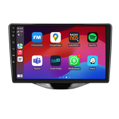 Toyota Aygo | Autoradio | CarPlay & Android Auto | Android 15.0 | 2014 t/m 2024