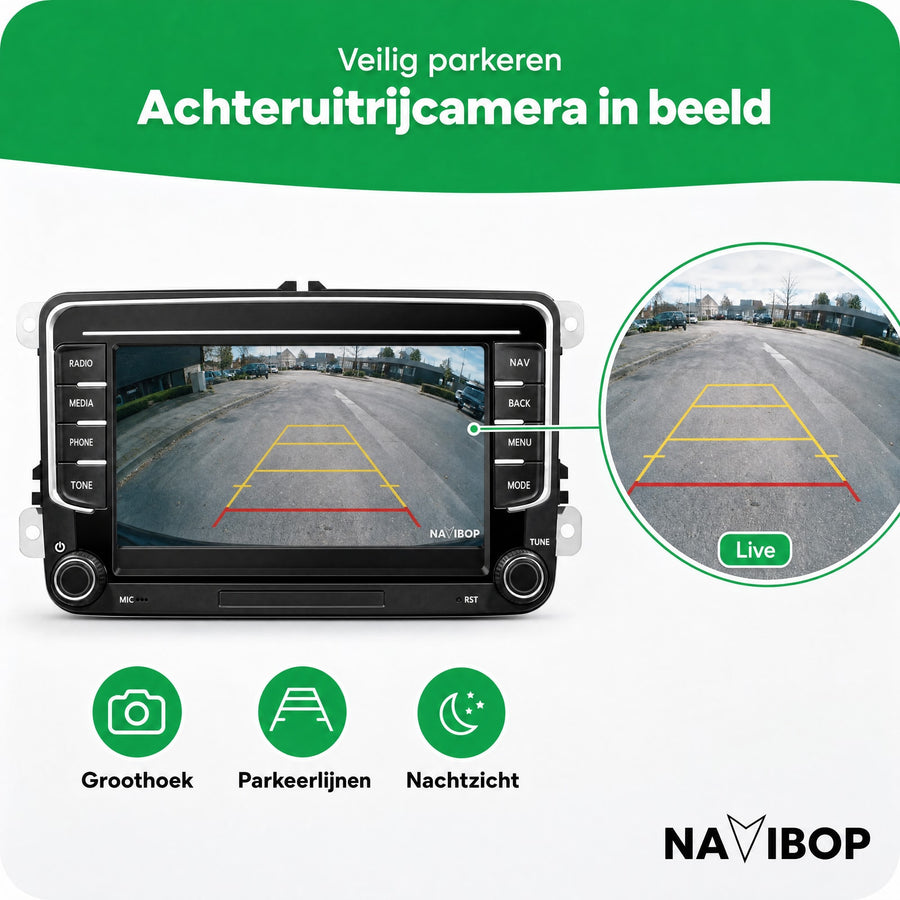 Volkswagen Tiguan | Autoradio | CarPlay & Android Auto | Android 15.0 | 2007 t/m 2016