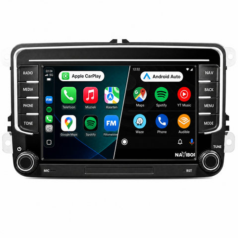 Volkswagen Tiguan | Autoradio | CarPlay & Android Auto | Android 15.0 | 2007 t/m 2016