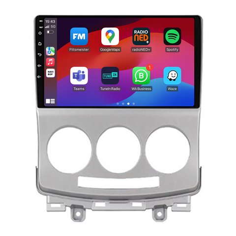 Mazda 5 | Autoradio | CarPlay & Android Auto | Android 15.0 | 2005 t/m 2010