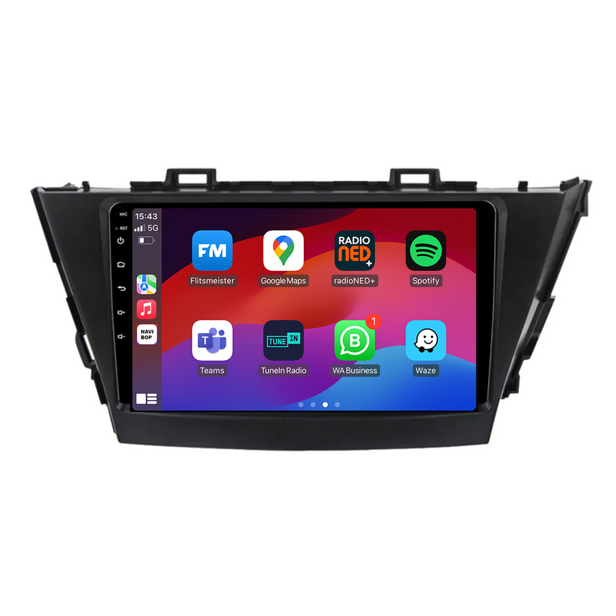 Toyota Prius Plus | Autoradio | CarPlay & Android Auto | Android 15.0 | 2012 t/m 2017