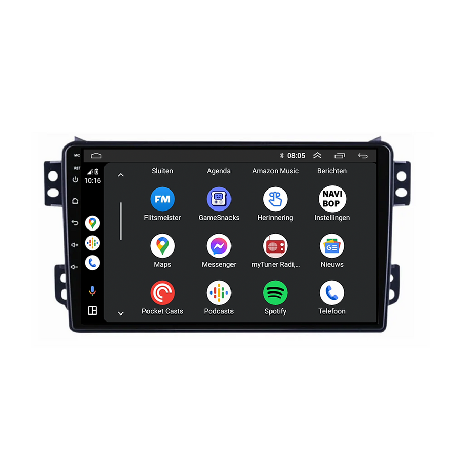 Opel Agila | Autoradio | CarPlay & Android Auto | Android 15.0 | 2008 t/m 2014