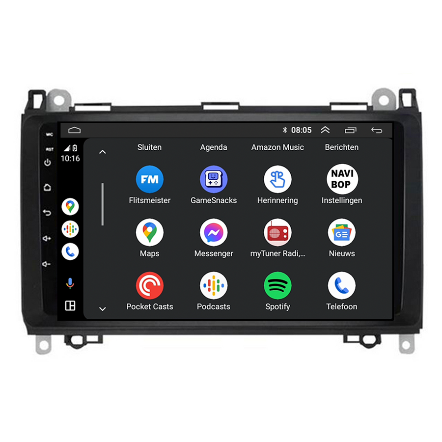 Mercedes Sprinter | Autoradio | CarPlay & Android Auto | Android 15.0 | 2006 t/m 2015