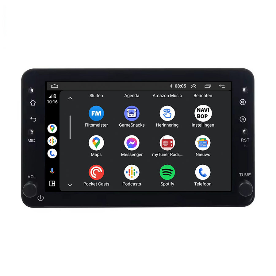Alfa Romeo Sportwagon | Autoradio | CarPlay & Android Auto | Android 15.0 | 2005 t/m 2013