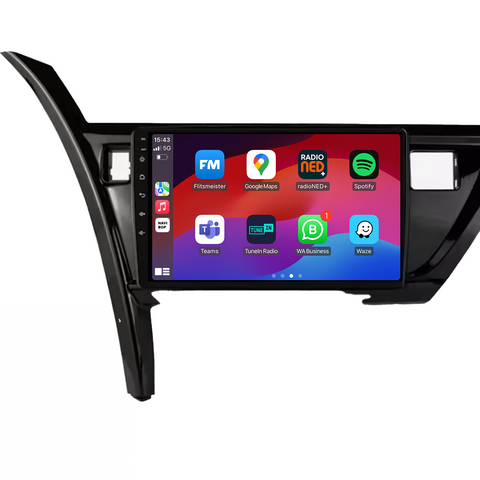 Toyota Auris | Autoradio | CarPlay & Android Auto | Android 15.0 | 2013 t/m 2016