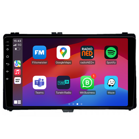 Toyota Auris | Autoradio | CarPlay & Android Auto | Android 15.0 | 2013 t/m 2016
