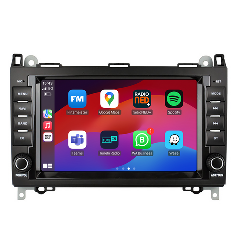 Volkswagen Crafter | Autoradio | CarPlay & Android Auto | Android 15.0 | 2006 t/m 2016