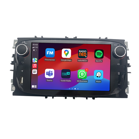 Ford Focus 3 | Autoradio | CarPlay & Android Auto | Android 15.0 | 2008 t/m 2013