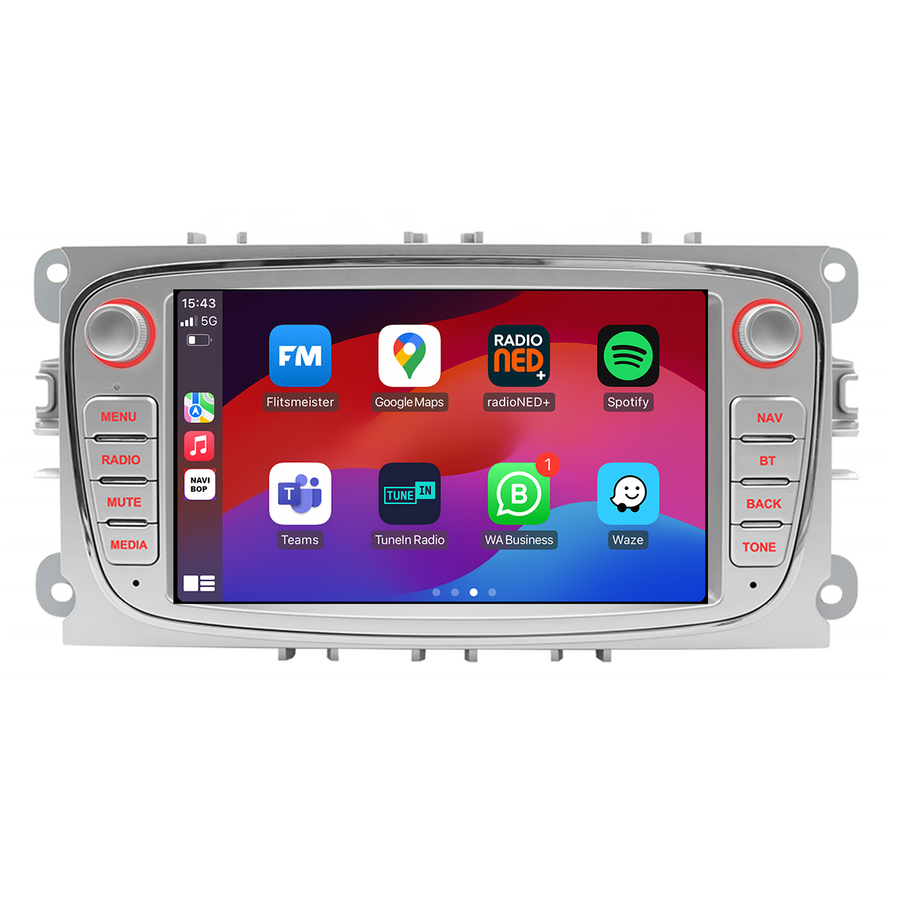 Ford Galaxy | Autoradio | CarPlay & Android Auto | Android 15.0 | 2005 t/m 2013