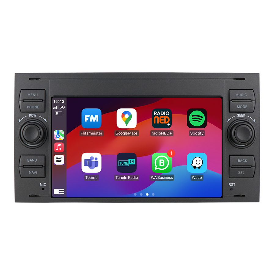 Ford Hobby TL 500 | Autoradio | CarPlay & Android Auto | Android 15.0 | 2006 t/m 2015