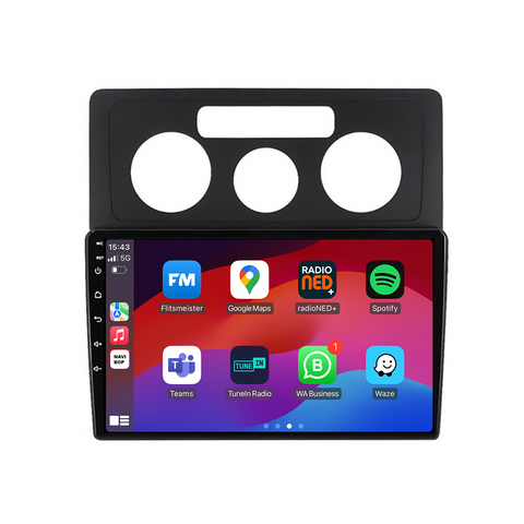 Volkswagen Caddy | Autoradio | CarPlay & Android Auto | Android 15.0 | 2003 t/m 2018
