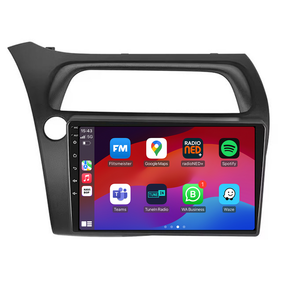 Honda Civic | Autoradio | CarPlay & Android Auto | Android 15.0 | 2004 t/m 2011