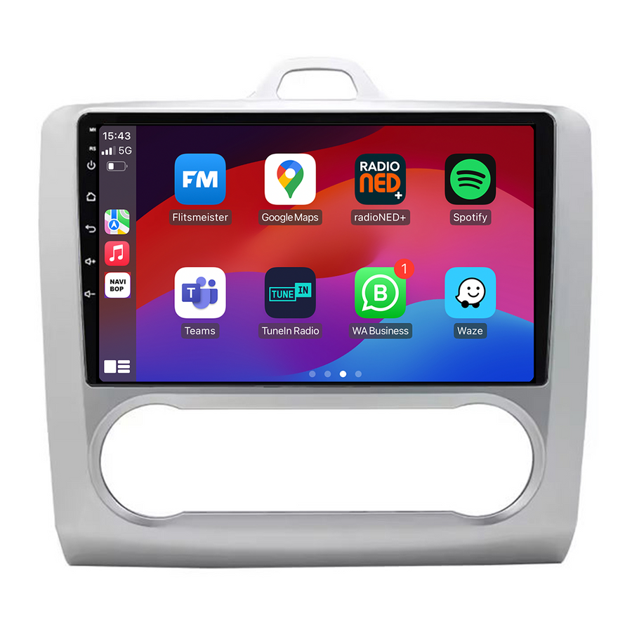 Ford Focus | Autoradio | CarPlay & Android Auto | Android 15.0 | 2004 t/m 2012