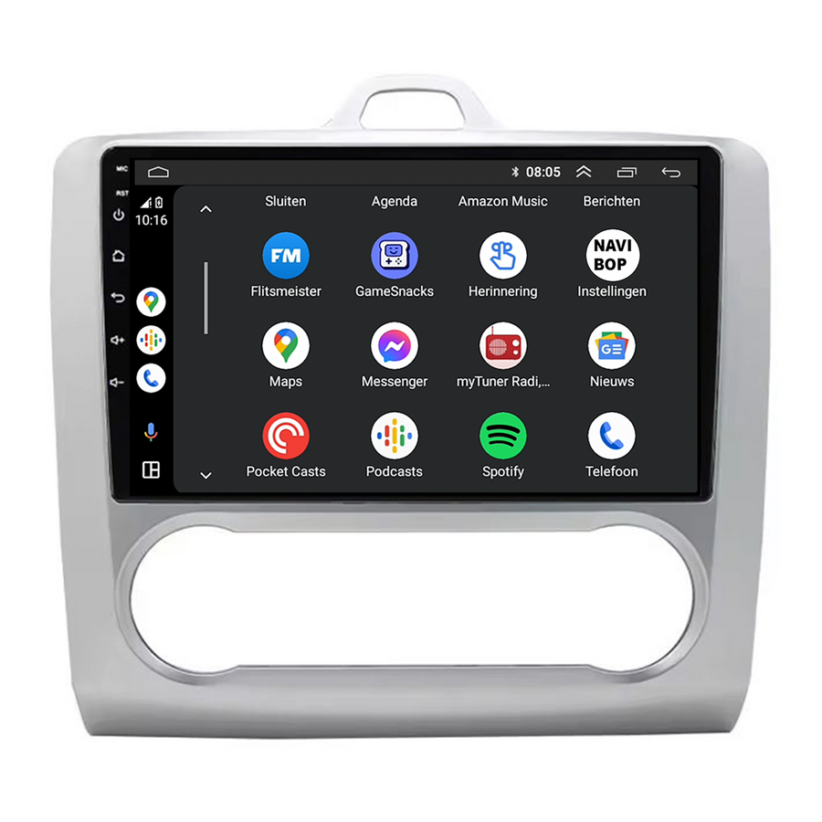 Ford Focus | Autoradio | CarPlay & Android Auto | Android 15.0 | 2004 t/m 2012