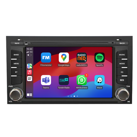 Seat Leon | Autoradio | CarPlay & Android Auto | Android 15.0 | 2012 t/m 2020