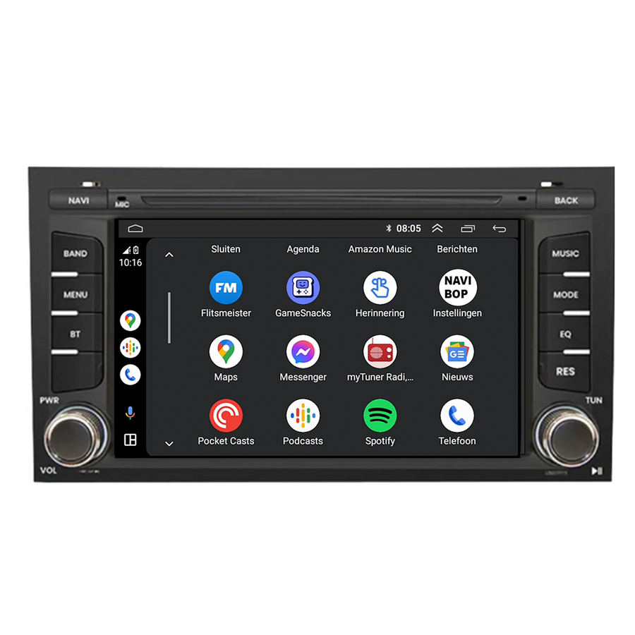 Seat Leon | Autoradio | CarPlay & Android Auto | Android 15.0 | 2012 t/m 2020