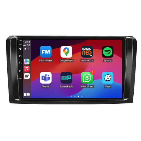 Mercedes ML-Klasse | Autoradio | CarPlay & Android Auto | Android 15.0 | 2005 t/m 2011